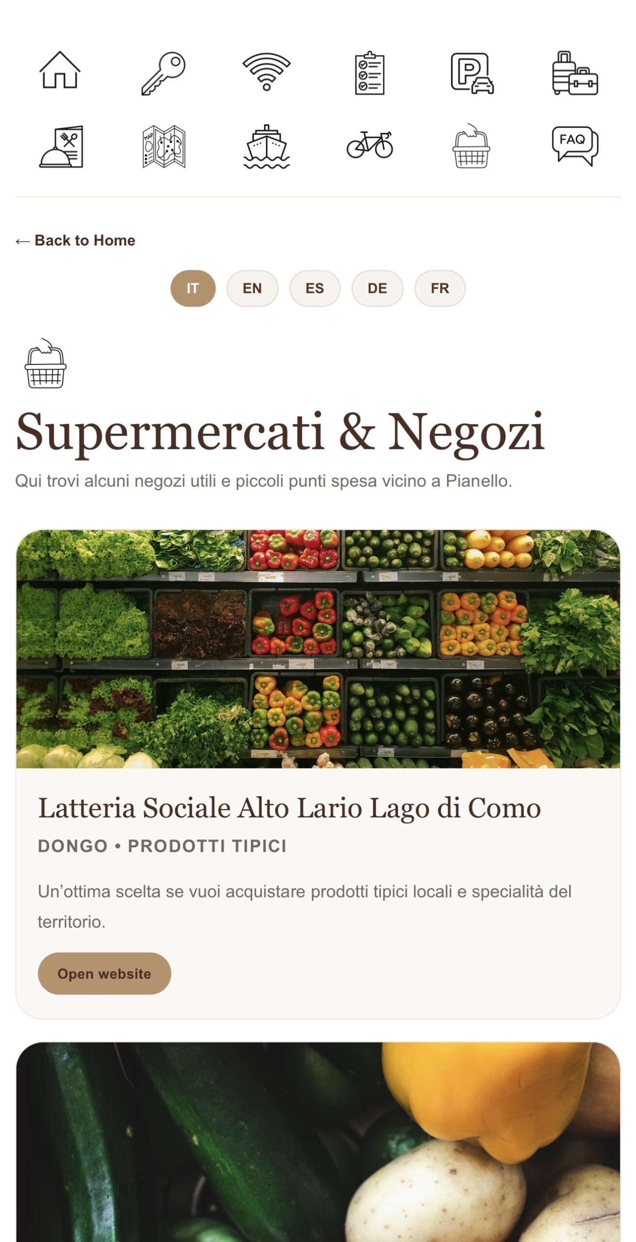 Supermercati e negozi
