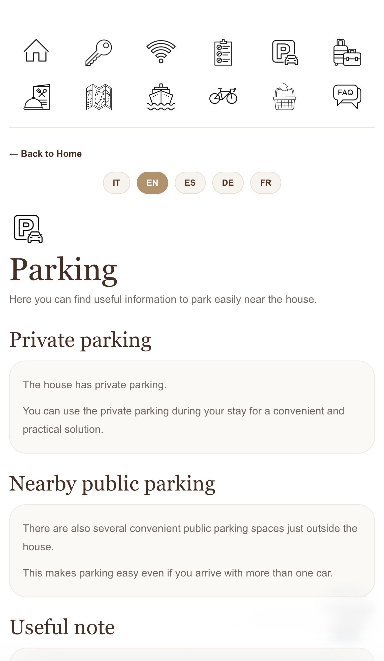 Parking
